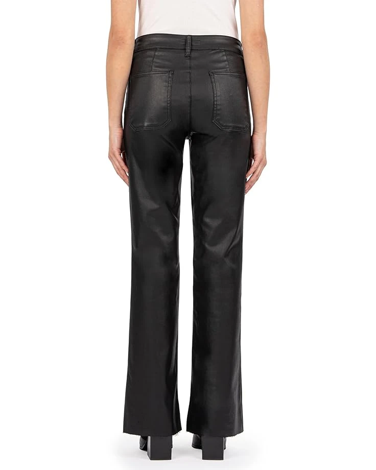 KUT from the Kloth Stella High-Rise Flare Raw Hem In Black | Pants 2 KUT from the Kloth Stella High-Rise Flare Raw Hem In Black | Pants - Image 2