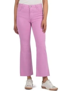 KUT from the Kloth Kelsey High-Rise Fab AB Ankle Flare With Raw Hem | Jeans -Wear Style Shop 619tXDPjlFL. AC SR736920