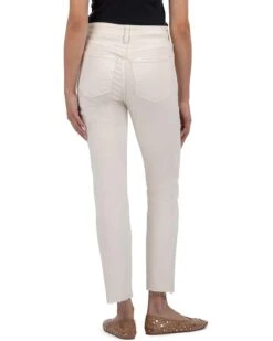 KUT from the Kloth Reese High Rise Fab Ab Ankle Straight Raw Hem | Jeans -Wear Style Shop 61Dr oo1kL. AC SR736920