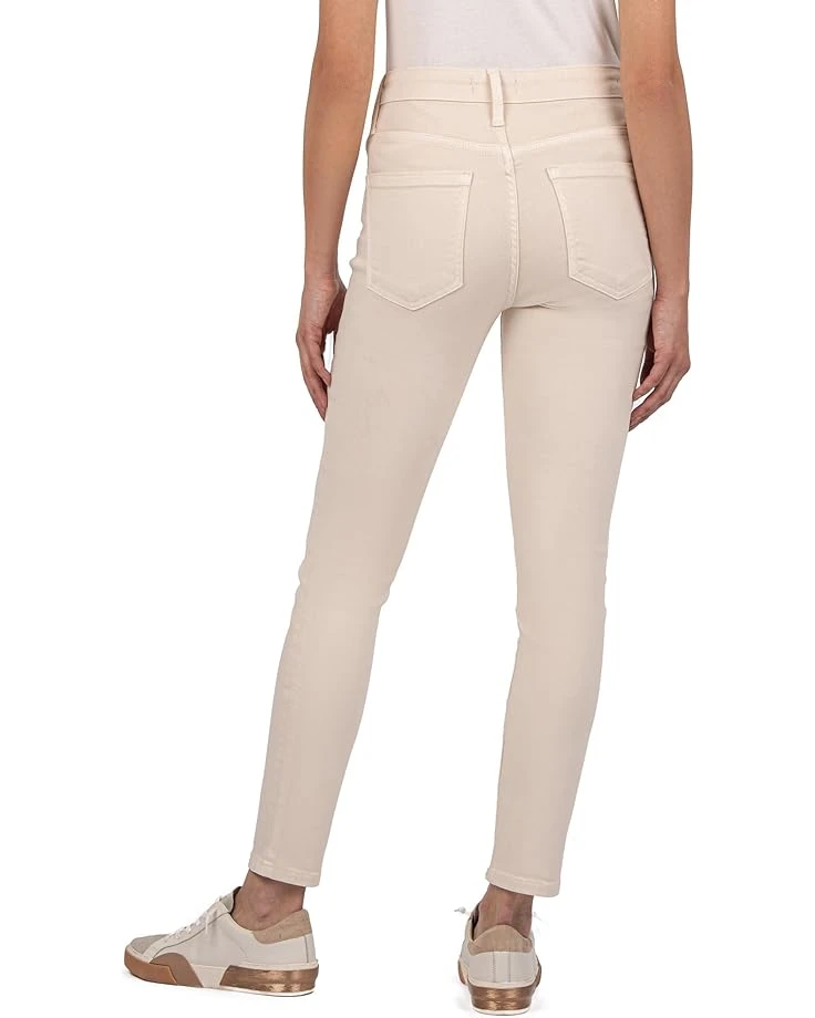 KUT from the Kloth Charlize High-Rise Cigarette Leg With Regular Hem In Ecru | Jeans 3 KUT from the Kloth Charlize High-Rise Cigarette Leg With Regular Hem In Ecru | Jeans - Image 3