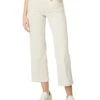 KUT from the Kloth Charlotte High-Rise-Fab Ab-Culottes In Ecru | Jeans