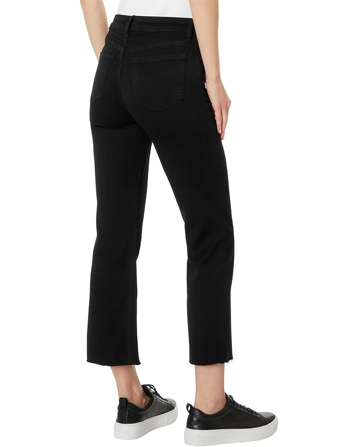 KUT from the Kloth Kelsey Petite Mid-Rise Ankle Flare - Inset in Black | Jeans 2 KUT from the Kloth Kelsey Petite Mid-Rise Ankle Flare - Inset in Black | Jeans - Image 2