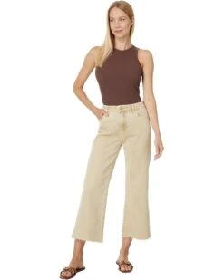 KUT from the Kloth Petite Meg High Rise Fab Ab Wide Leg Raw Hem | Jeans -Wear Style Shop 61el4p2F rL. AC SR736920