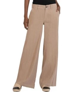 KUT from the Kloth Meg Linen Wide Leg Pants