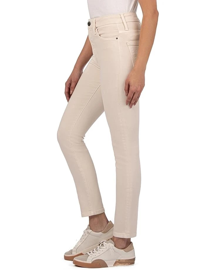 KUT from the Kloth Charlize High-Rise Cigarette Leg With Regular Hem In Ecru | Jeans 2 KUT from the Kloth Charlize High-Rise Cigarette Leg With Regular Hem In Ecru | Jeans - Image 2