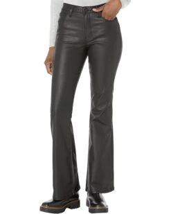 KUT from the Kloth Ana High-Rise Fab Ab Flare-Baby All Over- Coated | Jeans