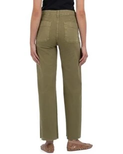 KUT from the Kloth MEG HIGH RISE WIDE LEG -FRONT PATCH POCKETS WITH BRAID | Jeans -Wear Style Shop 61tixLBCBbL. AC SR736920