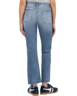 KUT from the Kloth Petite Kelsey High-Rise Fab AB Ankle Flare-Nset Leg in Brace | Jeans -Wear Style Shop 710gmcVTWKL. AC SR736920 1