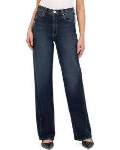 KUT from the Kloth Sienna High-Rise Wide Leg Five-Pocket In Feelings | Jeans