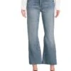 KUT from the Kloth Kelsey High-Rise Fab AB Ankle Flare in Comprehensive | Jeans
