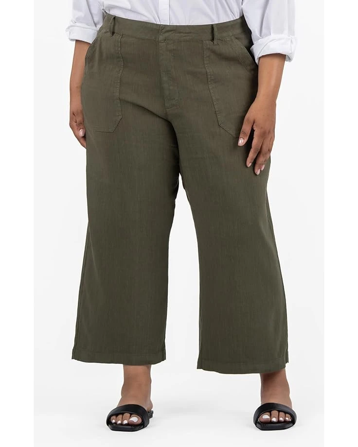 KUT from the Kloth Plus Size Topaz-Wide Leg Pant W/Porkchop Pockets | Jeans 1 KUT from the Kloth Plus Size Topaz-Wide Leg Pant W/Porkchop Pockets | Jeans