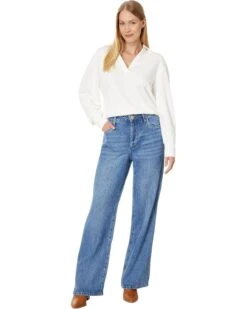 KUT from the Kloth Jodi - Wide Leg Pants W/ Hidden Button Fly | Jeans -Wear Style Shop 717OFRy1YLL. AC SR736920