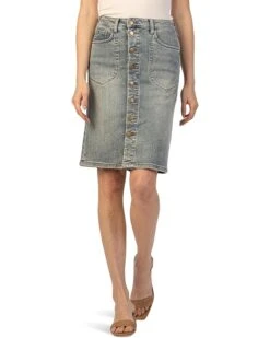 KUT from the Kloth Rose Skirt Button Front Portchop Pocket | Skirts