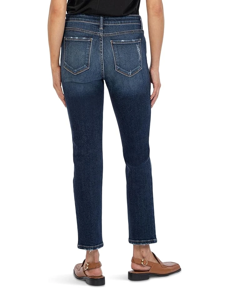 KUT from the Kloth Reese High-Rise Fab Ab Ankle Straight Jeans in Enchantment 2 KUT from the Kloth Reese High-Rise Fab Ab Ankle Straight Jeans in Enchantment - Image 2