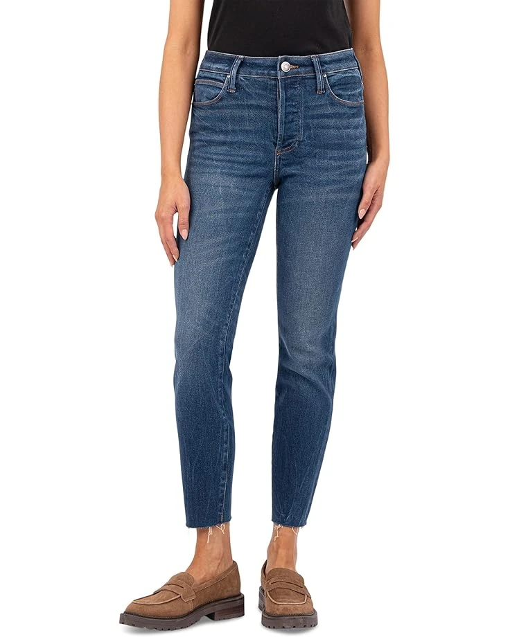 KUT from the Kloth Charlize High Rise Fab Ab Cigarette Leg-Raw Hem | Jeans 5 KUT from the Kloth Charlize High Rise Fab Ab Cigarette Leg-Raw Hem | Jeans - Image 5