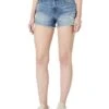 KUT from the Kloth Jane High-Rise Shorts With Fray Hem