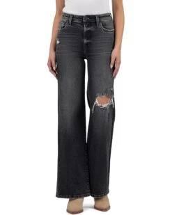 KUT from the Kloth Jodi High Rise -wide Leg Back Pockets Regular Hem | Jeans