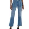 KUT from the Kloth Kelsey High-Rise Ankle Flare-Frt Welt-Double Button Wb | Jeans