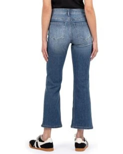 KUT from the Kloth Kelsey High-Rise Fab Ab Ankle Flare Regular Hem in Miracles | Jeans -Wear Style Shop 71Diy2ELyNL. AC SR736920