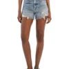 KUT from the Kloth Taylor High Rise Shorts With Raw Hem