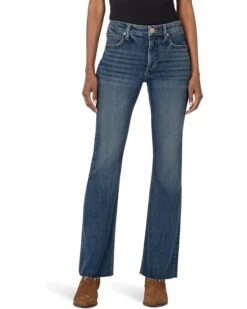 KUT from the Kloth Stella High-Rise Fab Ab Flare W/Raw Hem | Jeans -Wear Style Shop 71Fx4jtGYzL. AC SR736920