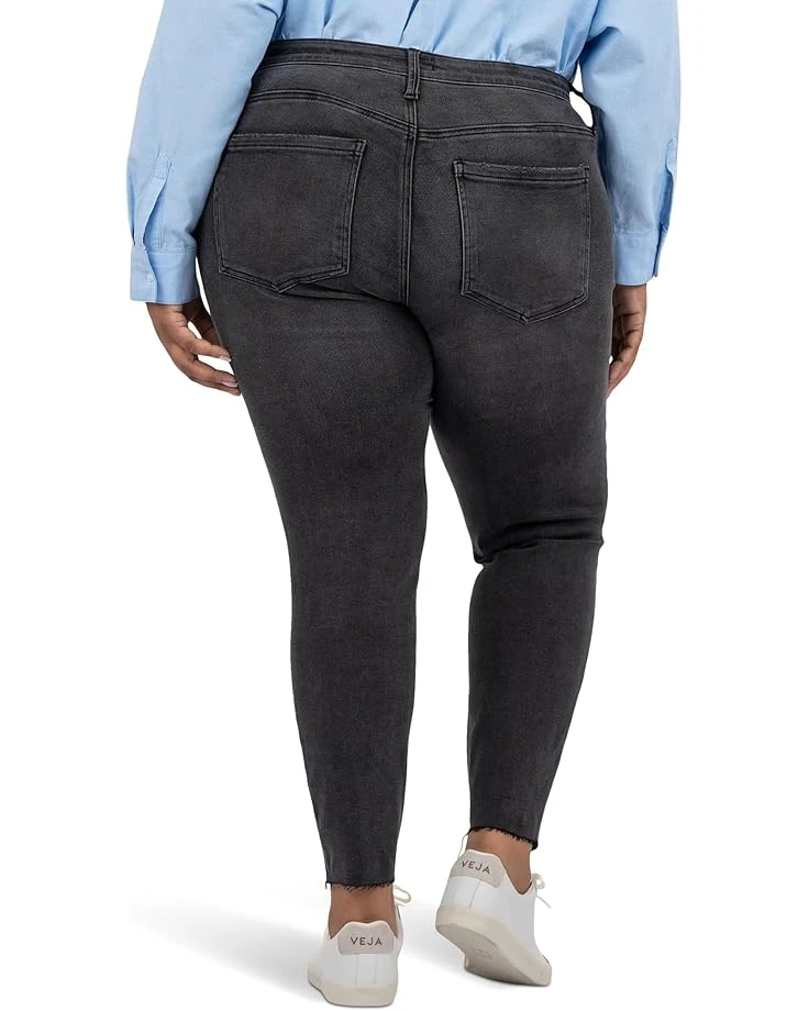 KUT from the Kloth Plus Size Charlize High Rise Fab Ab Cigarette Leg-Raw Hem | Jeans 2 KUT from the Kloth Plus Size Charlize High Rise Fab Ab Cigarette Leg-Raw Hem | Jeans - Image 2