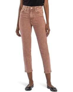 KUT from the Kloth Reese High Rise Ankle Straight Regular Hem | Jeans