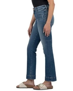KUT from the Kloth KELSEY HIGH RISE FLARE -WIDE FAKE WELT | Jeans -Wear Style Shop 71KH93hQ43L. AC SR736920