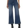 KUT from the Kloth Meg High Rise Wide Leg W Patch Pockets Reg Hem | Jeans