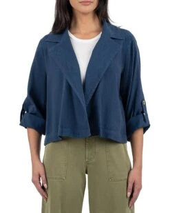 KUT from the Kloth Nadine - Crop Blazer Jacket | Coats & Outerwear -Wear Style Shop 71PejrF82L. AC SR736920