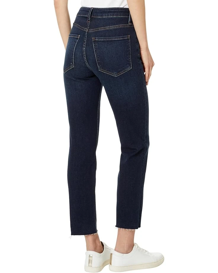 KUT from the Kloth Rachael High-Rise Fab Ab Mom Jean-Btn Fly Raw Hem In Royal | Jeans 2 KUT from the Kloth Rachael High-Rise Fab Ab Mom Jean-Btn Fly Raw Hem In Royal | Jeans - Image 2