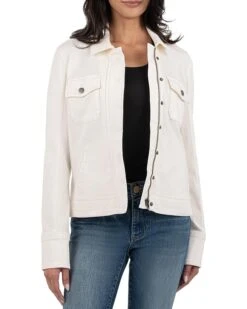 KUT from the Kloth Amanda Boxy Jacket Front Flap Pockets Front Flap Welt Pockets | Coats & Outerwear 10 KUT from the Kloth Amanda Boxy Jacket Front Flap Pockets Front Flap Welt Pockets | Coats & Outerwear -Wear Style Shop 71RSETFW4NL. AC SR736920