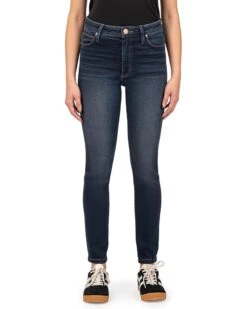 KUT from the Kloth Charlize High-Rise Cigarette Leg With Regular Hem In Demulcent | Pants