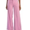 KUT from the Kloth Petite Meg High-Rise Wide Leg Pants in Orchid | Jeans