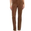 KUT from the Kloth Petite Rachael High Rise Fab Ab Mom Regular Hem-Long in Corduroy | Pants