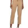 KUT from the Kloth Petite Rosalie - Drawstring Pants with Porkchop Pockets in Khaki | Jeans