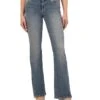 KUT from the Kloth Natalie Mid-Rise Flare Five-Pocket In Worthy | Jeans
