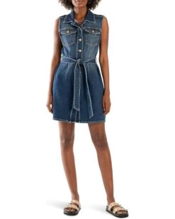 KUT from the Kloth Della - Sleeveless Dress w/ Belt Tie | Dresses