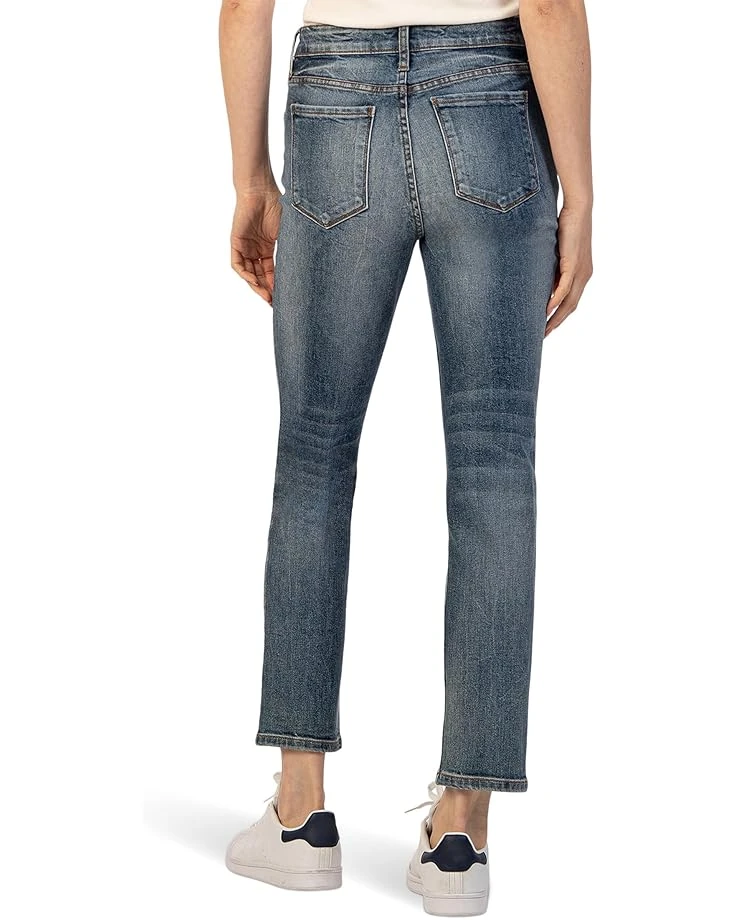 KUT from the Kloth Reese High-Rise Fab Ab Ankle Straight Regular Hem In Taught | Jeans 2 KUT from the Kloth Reese High-Rise Fab Ab Ankle Straight Regular Hem In Taught | Jeans - Image 2