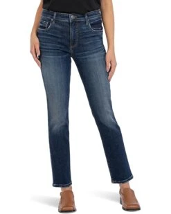 KUT from the Kloth Reese High Rise Fab Ab Ankle Straight Long Inseam Regular Hem | Jeans