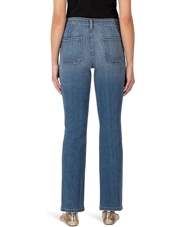 KUT from the Kloth Kelsey High-Rise Ankle Flare-Frt & Bck Patch Pockets | Jeans 2 KUT from the Kloth Kelsey High-Rise Ankle Flare-Frt & Bck Patch Pockets | Jeans - Image 2