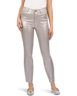 KUT from the Kloth Charlize High Rise Fab Ab Cigarette Leg-Raw Hem | Jeans