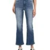 KUT from the Kloth Kelsey High-Rise Fab Ab Ankle Flare Regular Hem in Miracles | Jeans