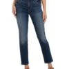 KUT from the Kloth Reese High-Rise Fab Ab Ankle Straight Jeans in Enchantment
