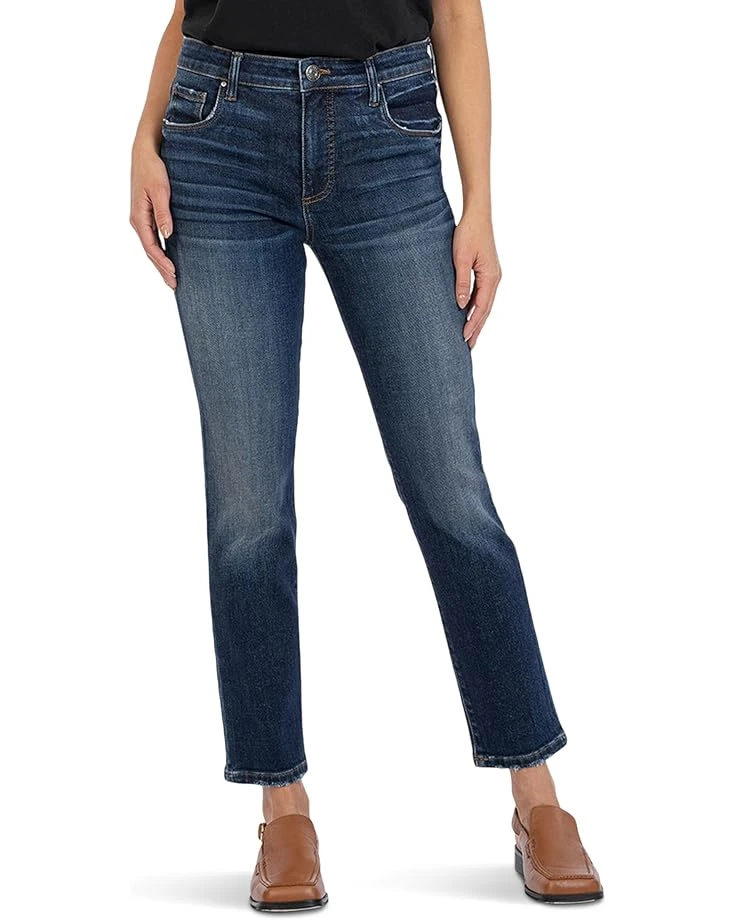 KUT from the Kloth Reese High-Rise Fab Ab Ankle Straight Jeans in Enchantment 1 KUT from the Kloth Reese High-Rise Fab Ab Ankle Straight Jeans in Enchantment