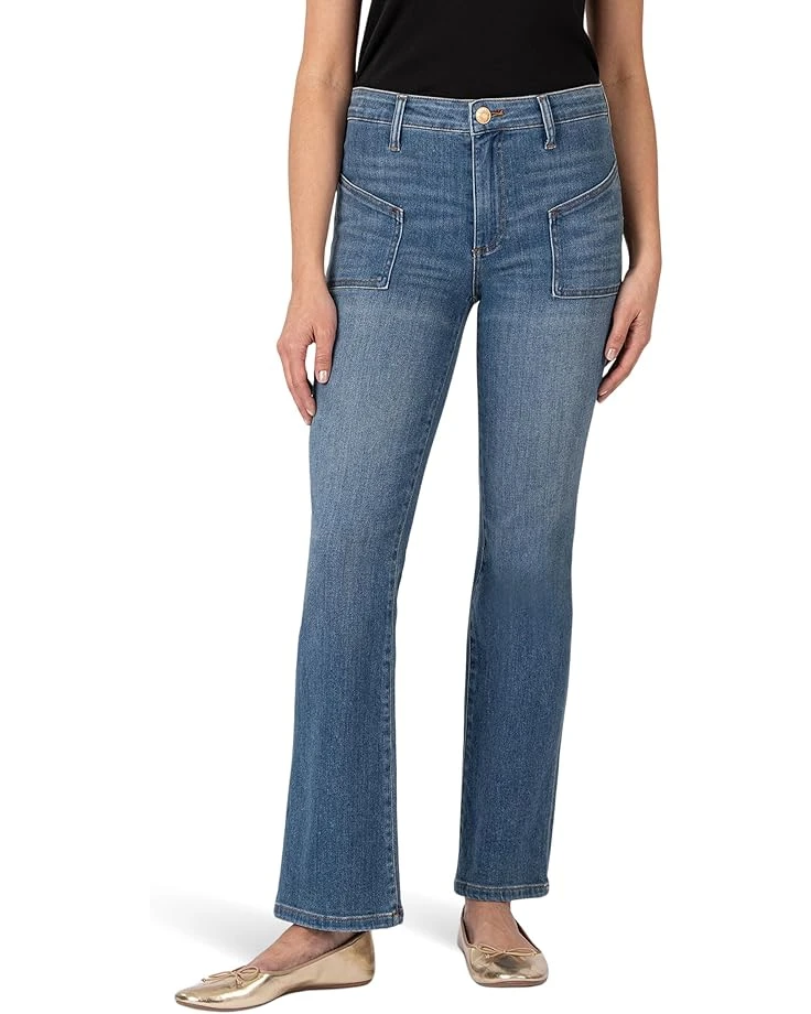KUT from the Kloth Kelsey High-Rise Ankle Flare-Frt & Bck Patch Pockets | Jeans 1 KUT from the Kloth Kelsey High-Rise Ankle Flare-Frt & Bck Patch Pockets | Jeans