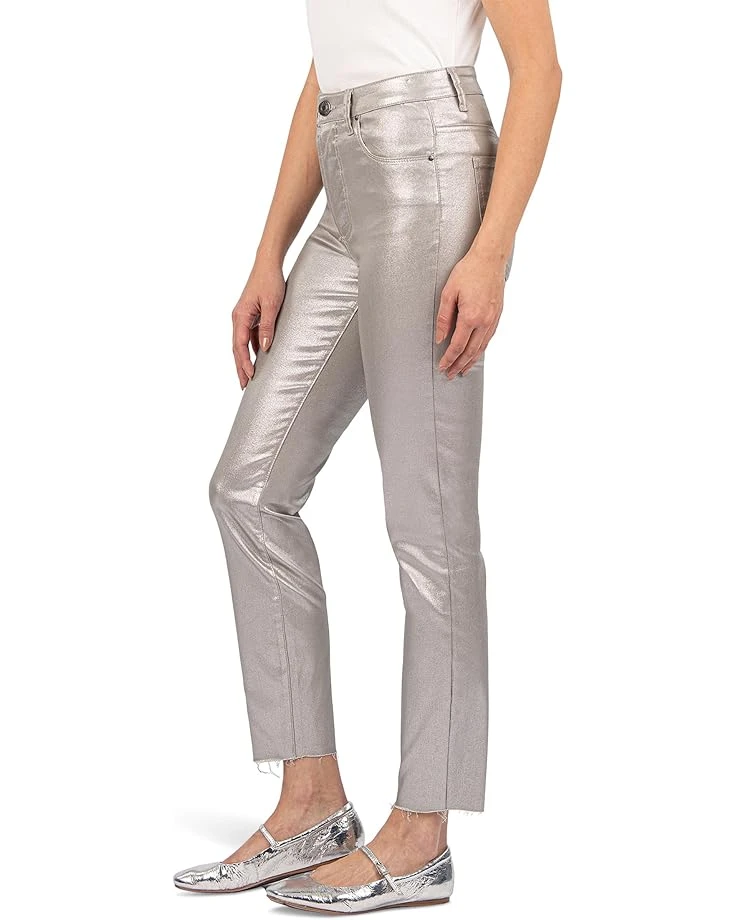 KUT from the Kloth Charlize High Rise Fab Ab Cigarette Leg-Raw Hem | Jeans 2 KUT from the Kloth Charlize High Rise Fab Ab Cigarette Leg-Raw Hem | Jeans - Image 2