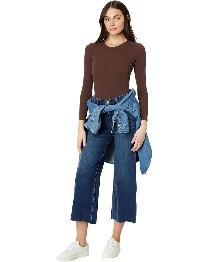 KUT from the Kloth Meg High-Rise Fab Ab Wide Leg Raw Hem In Yielded | Jeans 4 KUT from the Kloth Meg High-Rise Fab Ab Wide Leg Raw Hem In Yielded | Jeans - Image 4