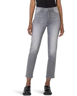KUT from the Kloth Reese High Rise Fab Ab Ankle Straight Regular Hem | Jeans