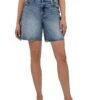 KUT from the Kloth Hailey High Rise Long Bermuda-Basic Raw Hem | Shorts